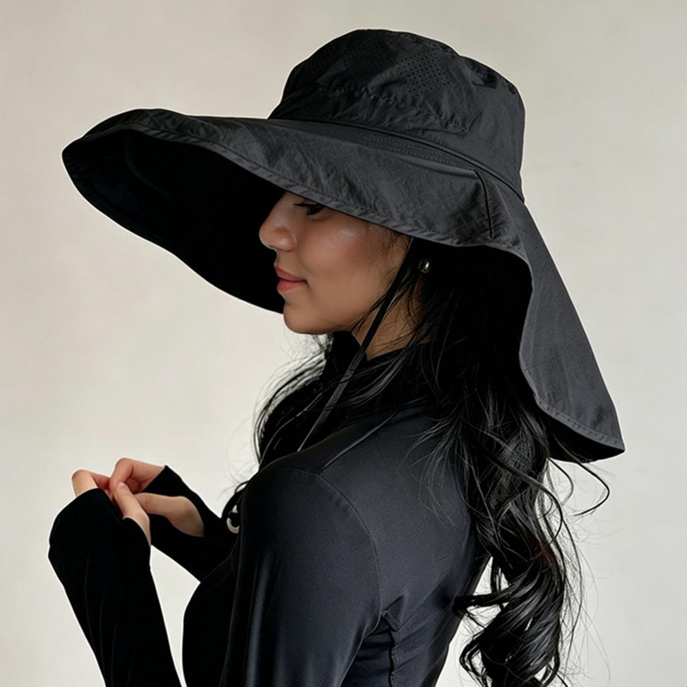 Full Coverage Face Protection  - đánh giá và giá Hat Floppy Wide