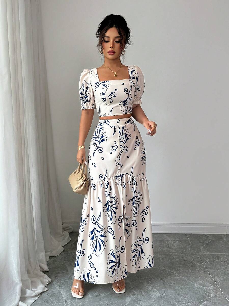 2026 Women Summer Two Piece Ou - đánh giá và giá Romper Floral Print