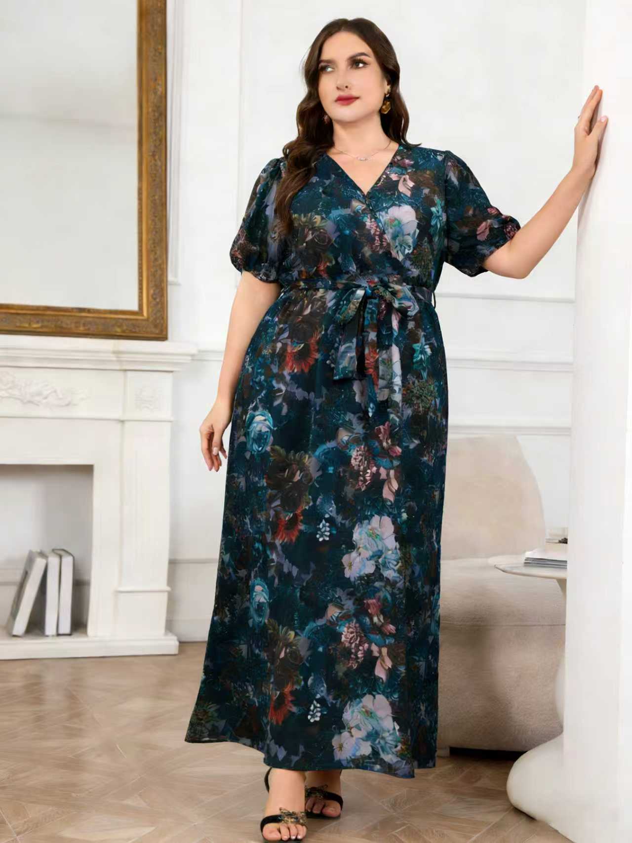 2026 New Arrival Plus Size Wom - đánh giá và giá Romper Floral Print