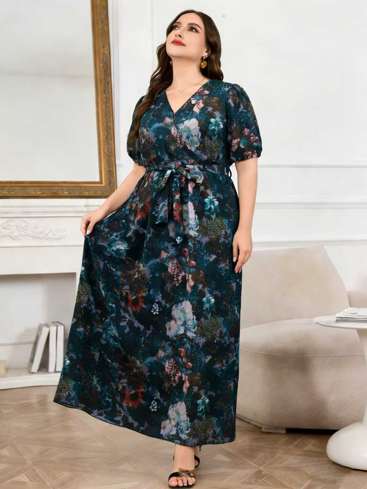2026 New Arrival Plus Size Wom - đánh giá và giá Romper Floral Print