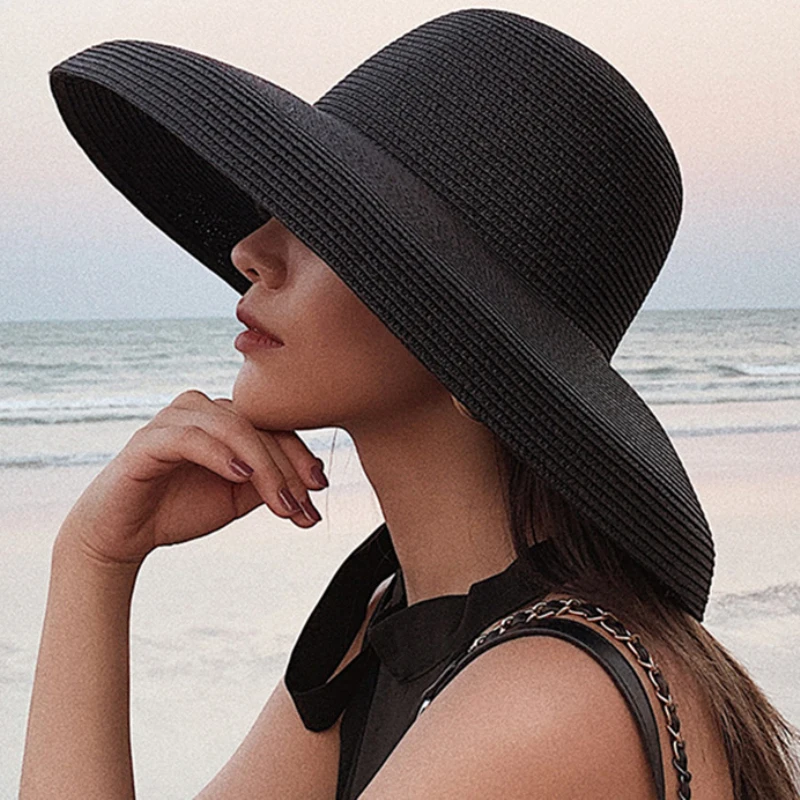 2023 New Summer Ladies Solid P - đánh giá và giá Hat Floppy Wide