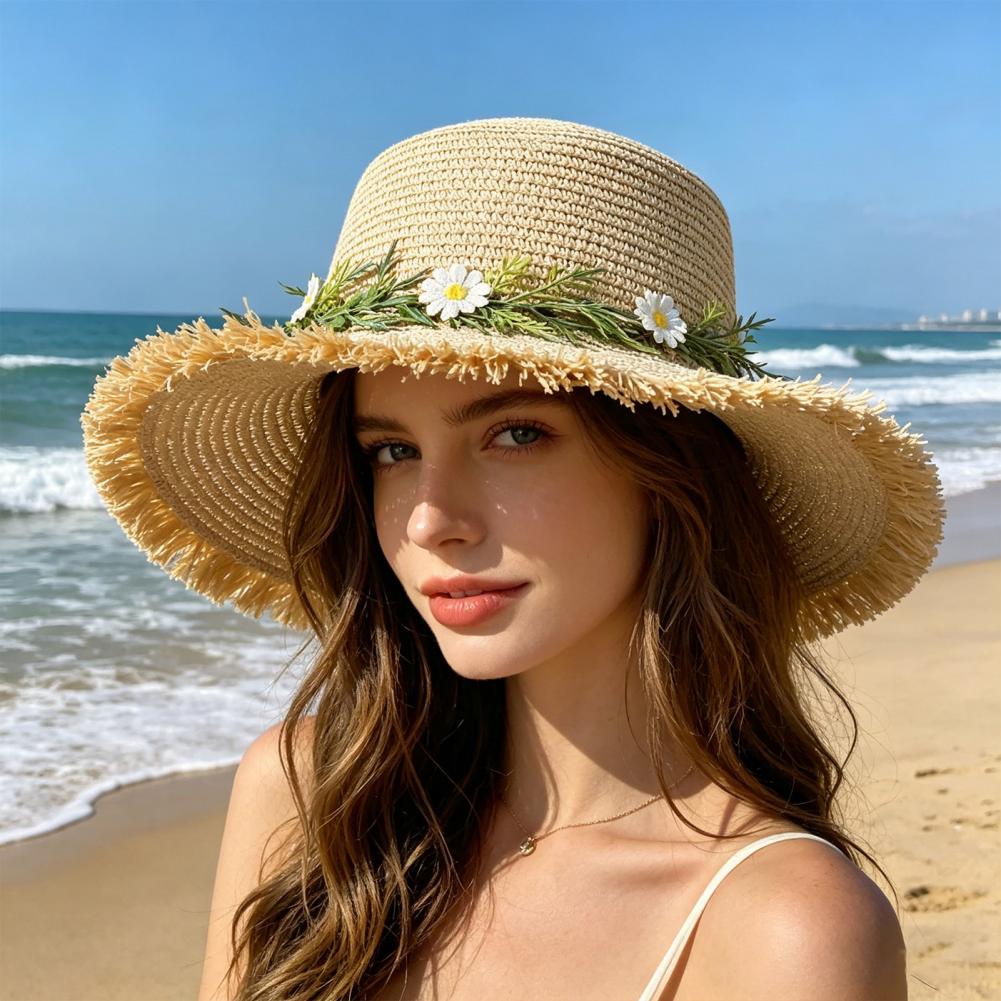 Sun Hat Wide Brim Floppy Straw - đánh giá và giá Hat Floppy Wide