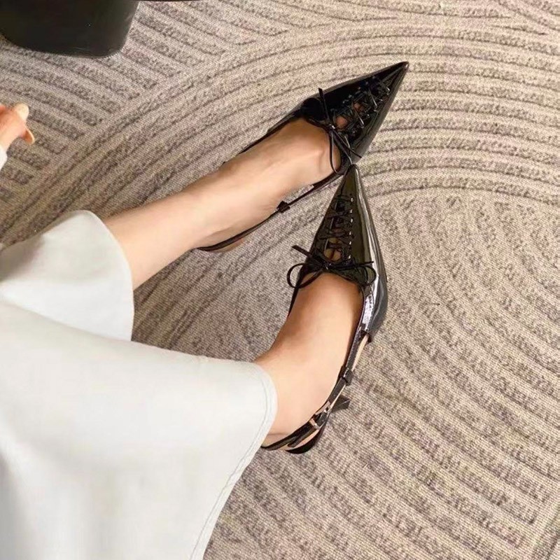 European-style Pointed-toe, Sl - đánh giá và giá Sandal Strappy Heeled