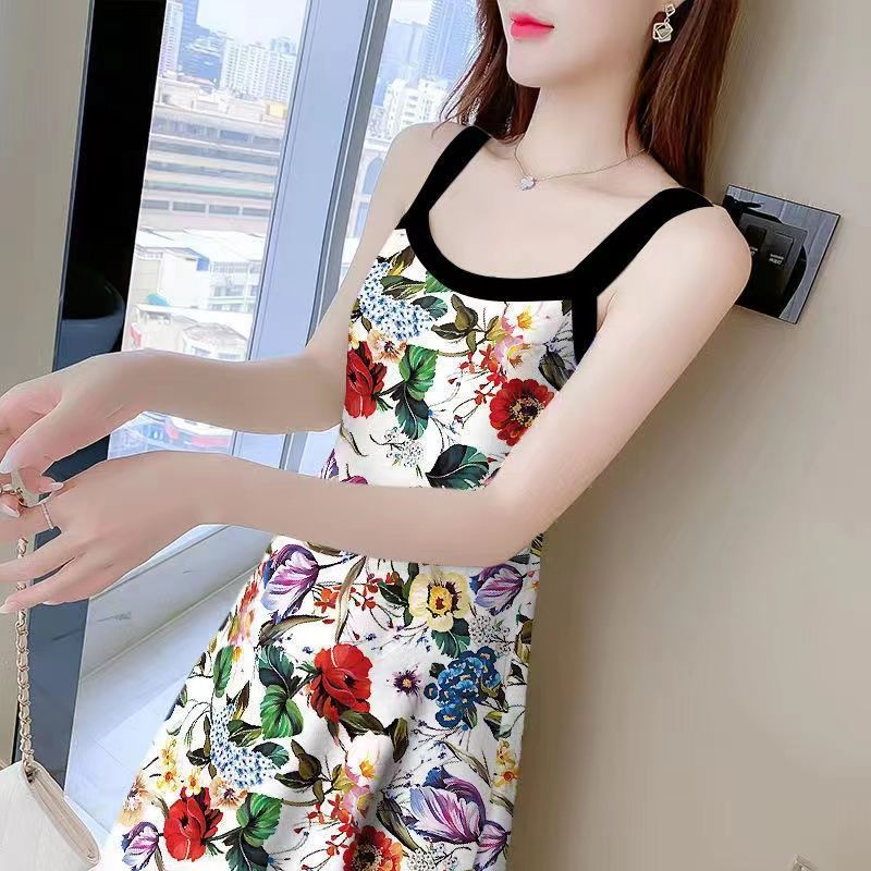 Summer Women Fashion Floral Pr - đánh giá và giá Midi Skirt Floral