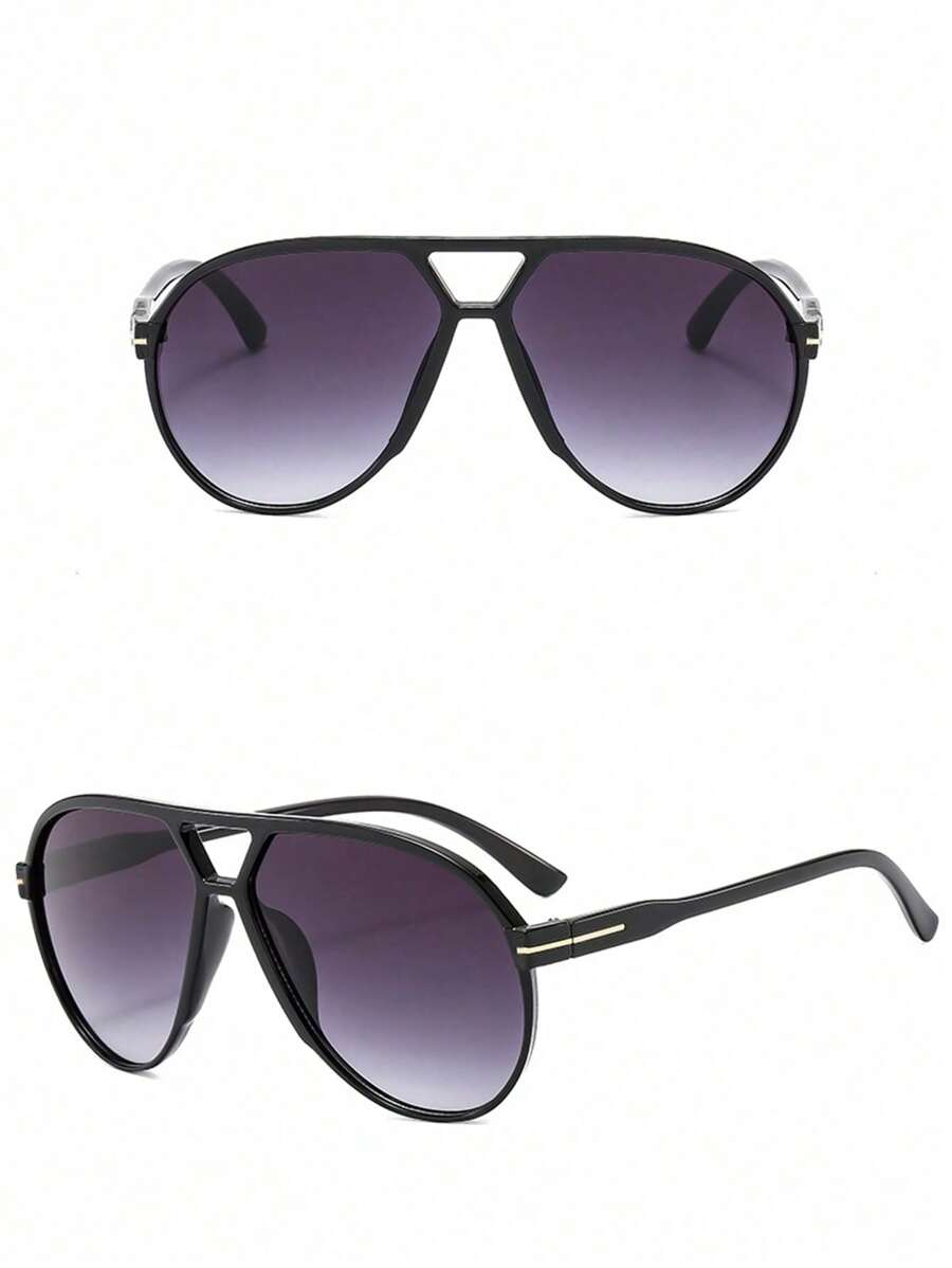 1pc Oversized Double Bridge Fu - đánh giá và giá Sunglasses Cat Eye