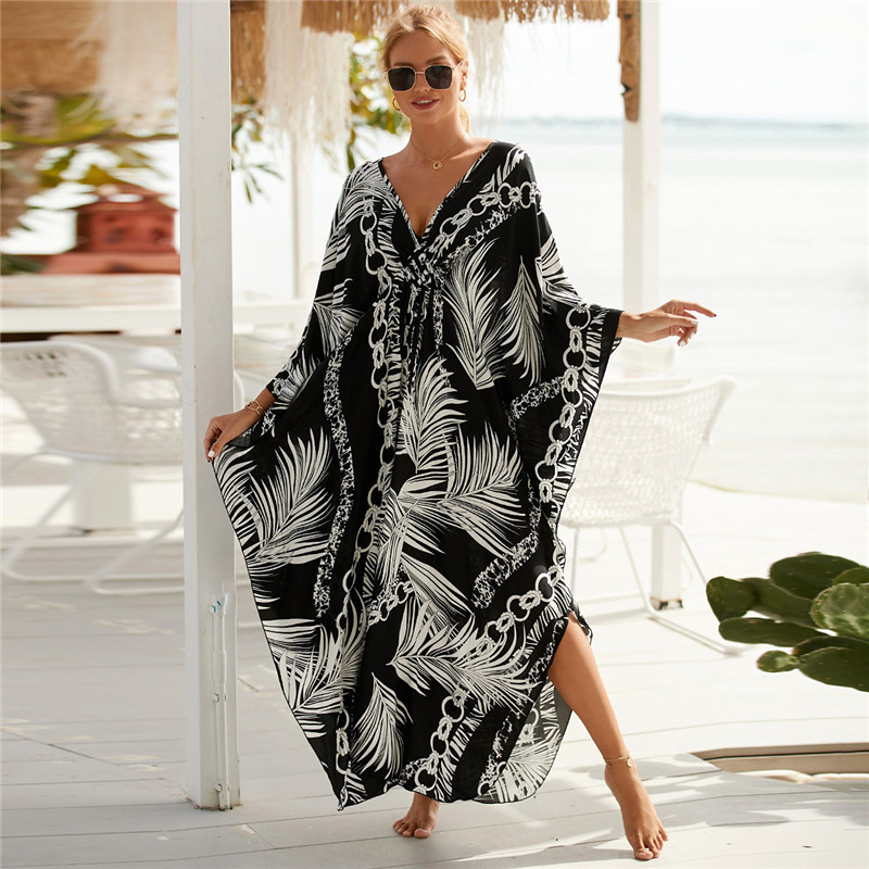 Women's Plus Size Animal Print - đánh giá và giá Cover Up Kaftan